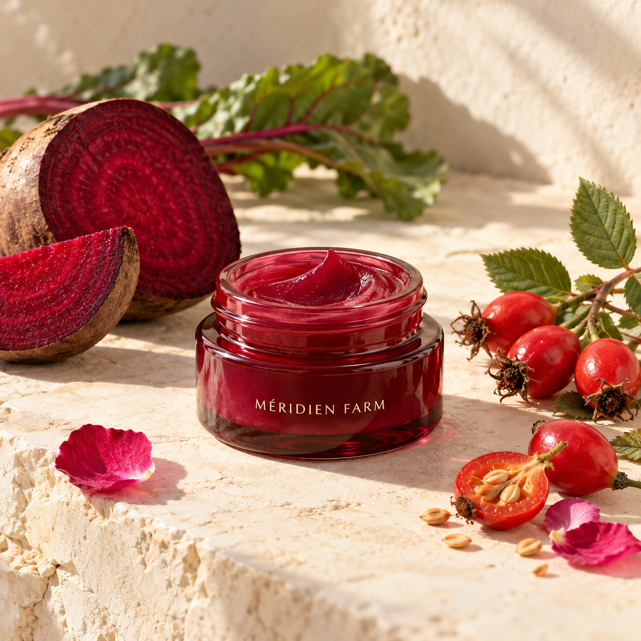 Beet lip mask